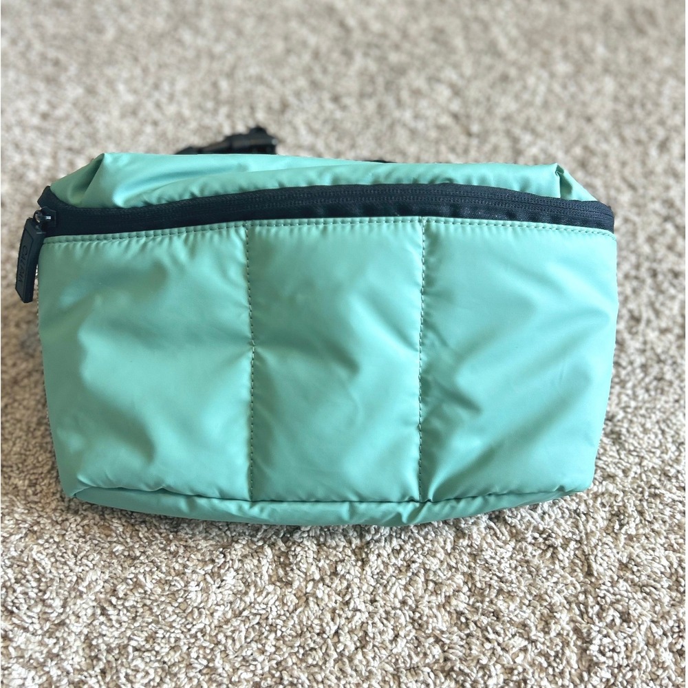 CALPAK‎ Luka Belt Bag Mint Green Quilted Nylon Fanny Pack Crossbody Travel Bag